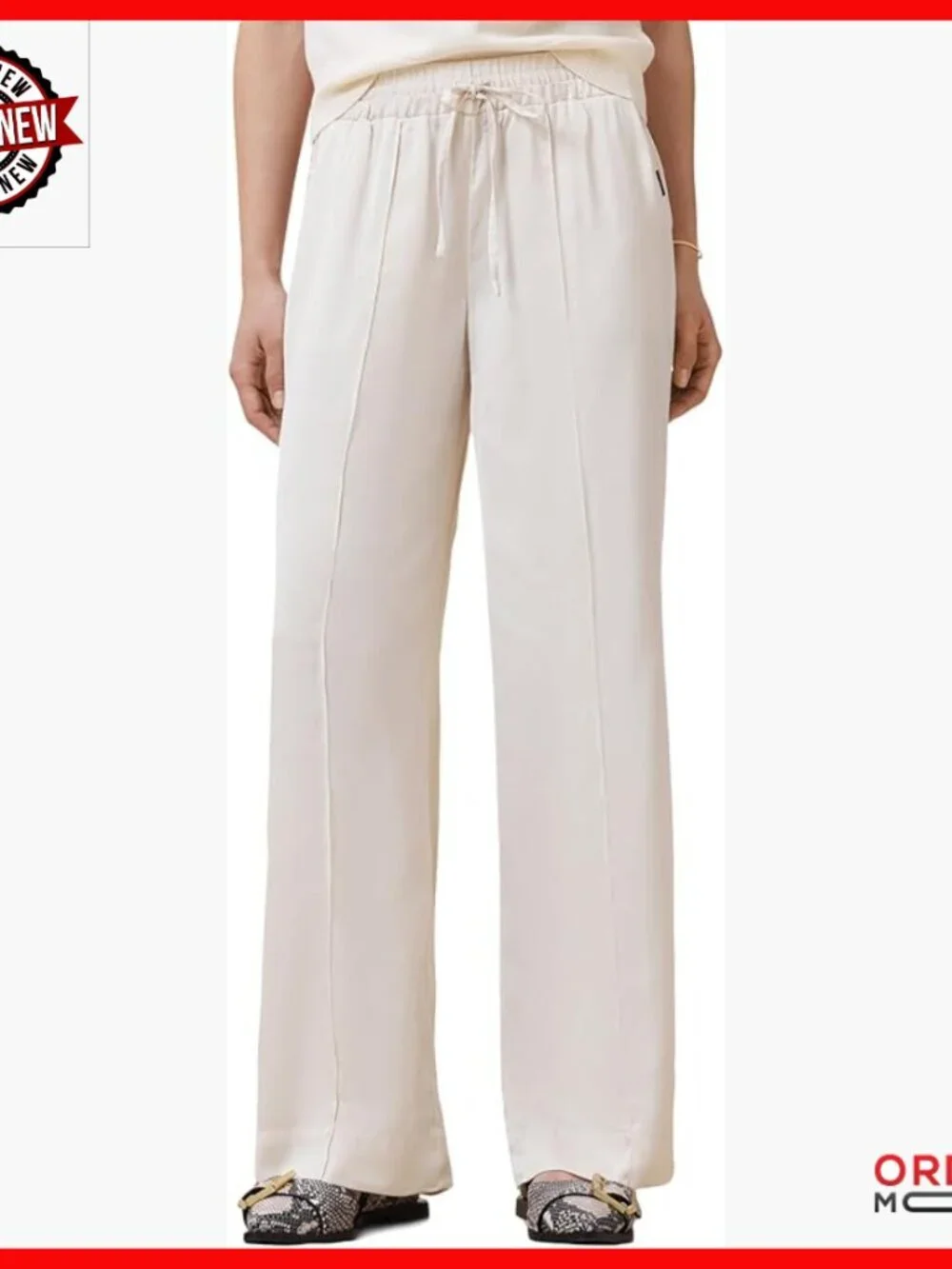 Satin Trousers, Casual Fit, Perfect for Lounge or Office Wear